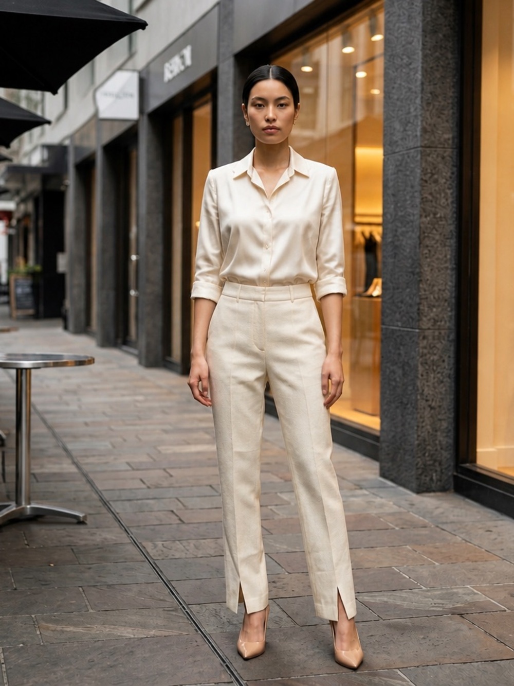 Jil Sander dart-detailing Trousers